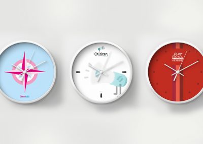 Diseño de reloj corporativo