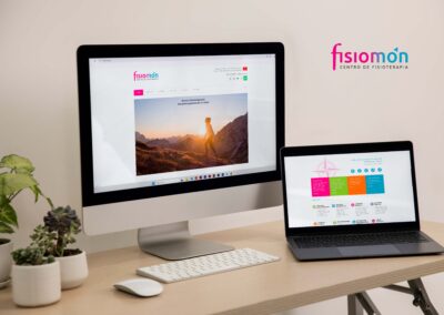 Fisiomon, diseño web